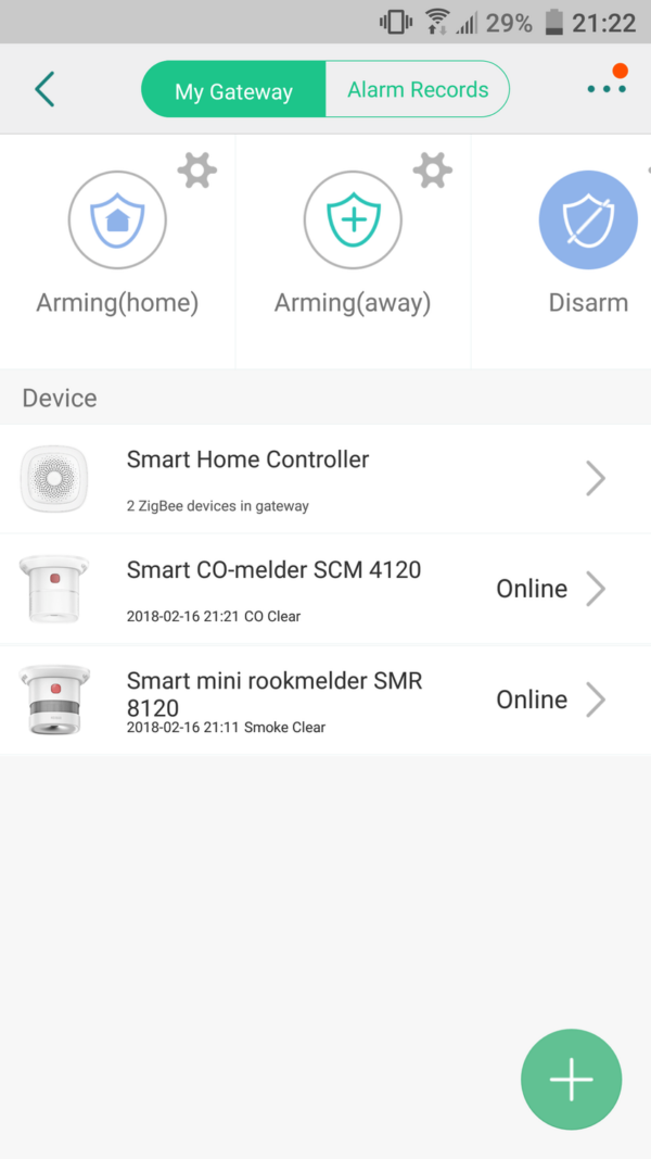 Uitleg Smart Zone App Android Minirookmelder.be 03